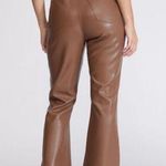 PacSun Brown Vegan Leather Flare pants - size XS Photo 0