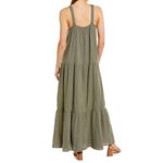BB Dakota by Steve Madden Double Gauze Tiered Maxi Dress - Olive Green Photo 1