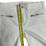 Gap Women's True Skinny Jeans Size 25 White Mid Rise Denim Summer Preppy Photo 5