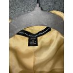 Ellen Tracy  Blazer Jacket Women 4 Petite Double Breasted Butter Yellow Photo 10