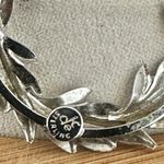 d e c Sterling Silver Leaf Wreath Brooch Pin Photo 4