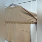 easel  Miss Tan Cotton Daisy Patch Natural Top Sz. M NWT Photo 8