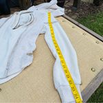 BKE  women's waffle knit quarter zip hoodie in cream  Small Photo 10