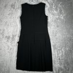 Rena Lange Dress Women Small Black Sheath Career Business‎ Neutral Minimalist Photo 2