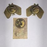 Patriotic '76 Flag and Liberty Vintage Boho Pins Red Photo 3