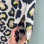 Ann Mashburn  Split-Neck Suri Dress Leopard Jacquard Photo 5