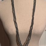 kim rogers Dark Grey Faux Pearl Necklace Photo 5