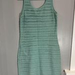 Toad & Co Samba Flow Tank Dress Ribbed Organic Cotton Blend Light Teal Blue S Green Photo 0
