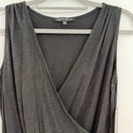 Boston Proper  black sleeveless surplice faux wrap top cotton modal size XS NWT Photo 1