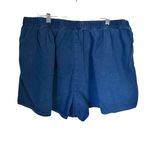 American Eagle Womens Sz XL Blue High Rise Pull On Shorts Elastic Waist Cotton Photo 2