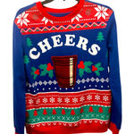 Awake Cheers Party Christmas NWOT Sweatshirt With Shot Glass Pocket Photo 0