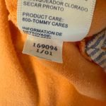 Tommy Hilfiger Vintage  Sleeveless Pique Polo Shirt Womens Medium Orange Y2K Top Photo 5