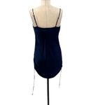 Aritzia Wilfred Only Ruched Slip Dress Mini Sleeveless Navy Blue Size XS Photo 8