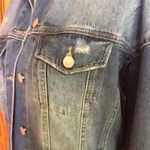 Ymi oversized distressed jean jacket Photo 5