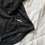 Nike VTG Y2K  Womens Size Medium Top Windbreaker Sweatshirt Black Full Zip 90s Photo 1