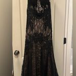 Gianni Bini GB size 13 Black Corset Back Evening Gown. New without tag Photo 1
