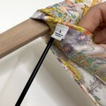 LINI Naomi Ruffled Vneck Mini Dress Womens Large Floral White Photo 7