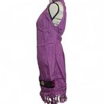 Purple Sleeveless Dress‎ with Floral Trim Size undefined Photo 1