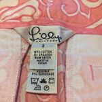 Lilly Pulitzer  Women's Vtg Pink Cropped Pants Roses & Butterflies Size 2 Photo 3