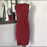 NYDJ Dress Knit Sweater Midi Red Black Size 12 MSRP $158.00 Photo 4