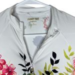 Johnny Was Floral Surf Long Sleeve Top Black Sea Rash Guard size XS Photo 5