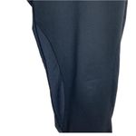 American Vintage Black Track Pants MEDIUM Zip Ankle Pockets Thick Jersey 31" Inseam Vintage 80s Photo 3