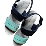 Clarks Women's Step Cali Muir Sandal Navy/Green Size US 9.5 Cloudsteppers Photo 8