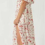 Free People Lysette Maxi Dress in Tea Combo Large Bohemian Gypsy Indian Cotton Photo 1