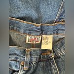 Bill Blass Vintage Front Slit Frayed Denim Skirt, Size 16P Photo 4