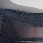 HOLIPICK WO SIZE LARGE BLACK MESH SHEER INSET RUCHED MIDDLE ONE PIECE SWIMSUIT Photo 7