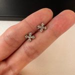 8mm CZ Cross Stud Earrings for Men Women Streetwear Hip Hop Punk Unisex Style Silver Photo 6