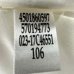 Chico's  | Size 2 | Cream Textured Gold Embellished Long Sleeve Open Front Jacket Photo 8