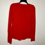 Zyia  active red waffle knit‎ top long sleeve size XL Photo 4