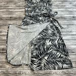 Old Navy  Women's Short Cap Sleeve Wrap Dress Black White Grey ST S SM Small TALL Photo 9