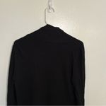Sioni Open Front Draped Waterfall Cardigan Black Size M Photo 6
