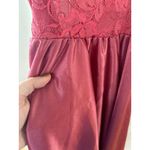Source Unknown Mauve Pink Lace Skater Skirt Lingerie Nighty Slip Whimsygoth Fairy Photo 2