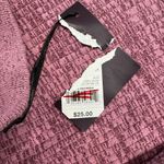 Ava & Viv  NWT Pink Ribbed Short Sleeve Lounge Set Women's I16 Photo 7