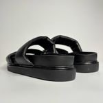 Vagabond  Shoemakers Erin Leather Double Band Sandal in Black Photo 3