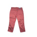 Eddie Bauer  Womens Size 18‎ Cropped Chino Pants Casual Crop Red Pink Photo 2