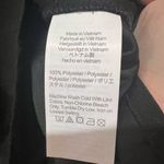 J‎ Crew Womens Blouse Black Size MT Medium Tall Long Sleeve Keyhole Puff Sleeve Photo 3