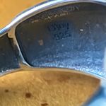 Natural Blue Moon Turquoise Sterling Silver Ring Size 7 Photo 5