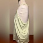Reebok  Racerback Scoop Neck Tank Top Sleeveless Lime Cream Heather L/G/G NWOT Photo 4