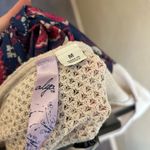 Alya Cream waffle knit handkerchief short sleeve top Photo 3