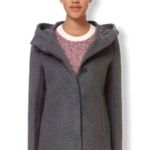 Aritzia Babaton Brady Wool Peacoat in Gray Size L Photo 2