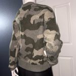 Lucky Brand  Camouflage Cardigan Sweater Small Green Button Up Soft Wool Blend Photo 4