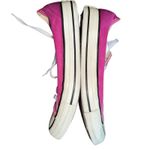Converse  All Star Pink Magenta White Chuck Taylor Paper Low Top Shoes size 7 Photo 3