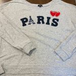 Rails  Kelli Paris Appliqué Sweatshirt Women's Size Medium Cotton Modal Gray Knit Photo 12