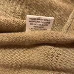 Elementz tan and gold cardigan with attached camisole size small Photo 7
