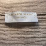 Altar'd State Altar’d State Coastal Button Up Top Women’s Size Large Gauze Cotton Tan Blouse Photo 1