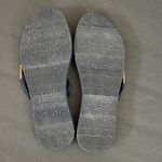 REEF  Dark Blue Flip Flops with Tan Accents Size 10 Photo 4